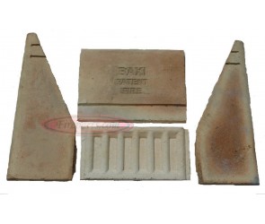 Baxi FULL SET 4x Bricks 20" - 24" (Top, Bottom and Sides) Fireclay - 003914